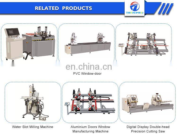 Double-head welding machine is suitable for pvc profile plastic window equipment processing height 30-120mm