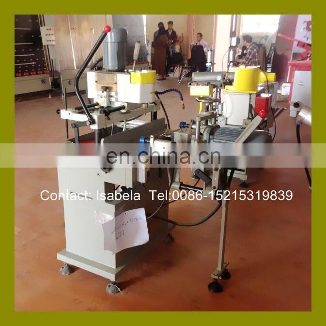 PVC door window lock hole drilling machine for UPVC window door making