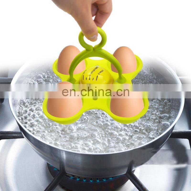 Heat Resistant Nylon Egg Cooker Kitchen Gadget Color Change Egg Timer