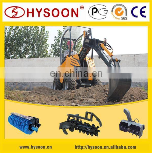 Chinese small wheeled articulated mini loader