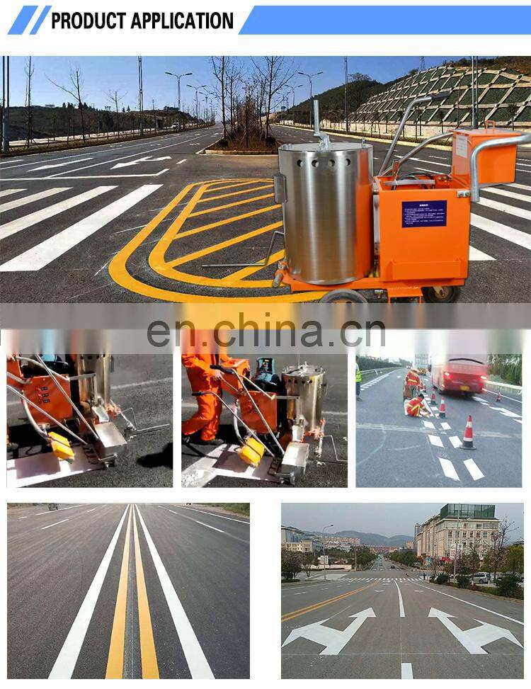 handpush road line paint marking machine