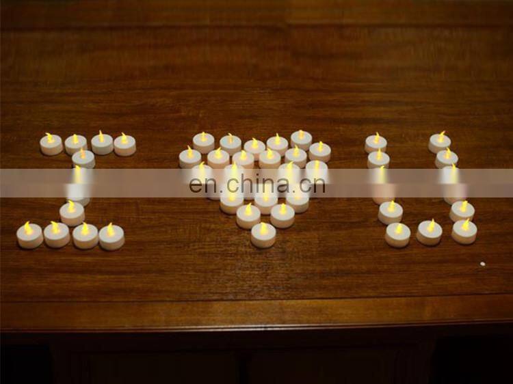 LED Candle Yellow Flickering Flameless Tea Lights