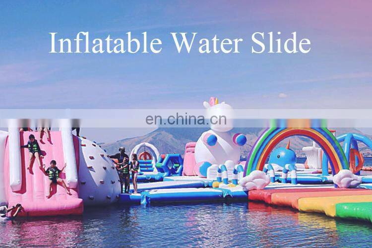 Best selling commercial large inflatable water slides for sale / Factory price adult dry and wet water swimming pool inflatable
