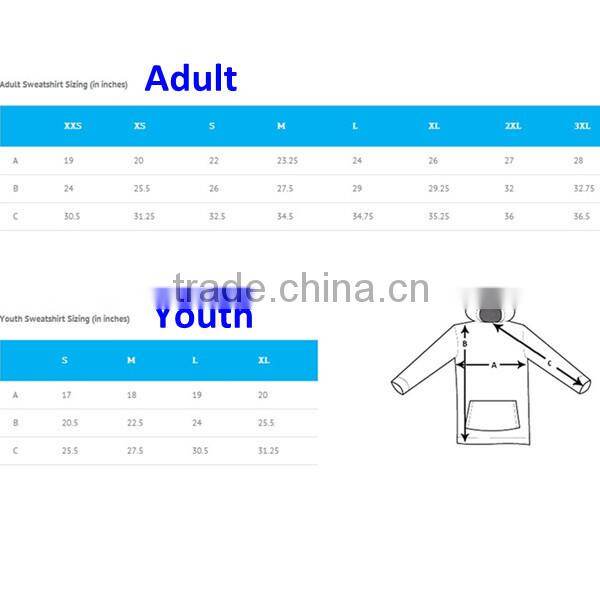 2015 golden supplier pullover hoodies