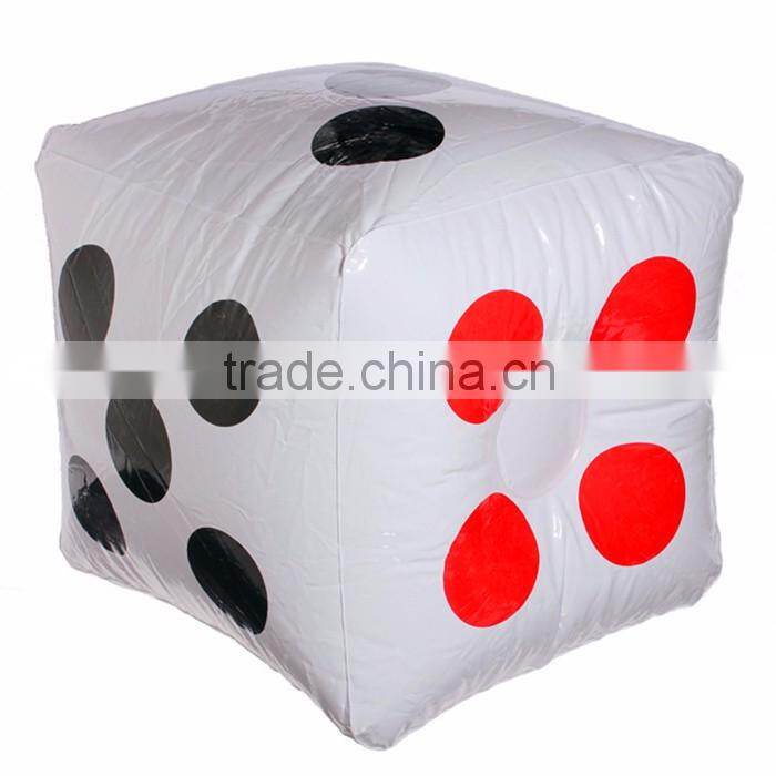 Hot selling custom inflatable dice for advertising/games