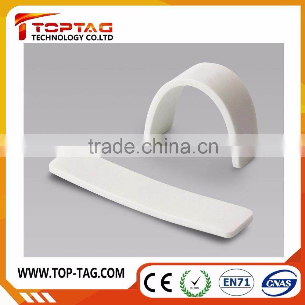 Waterproof silicone UHF rfid laundry tag in Alien H3 chip
