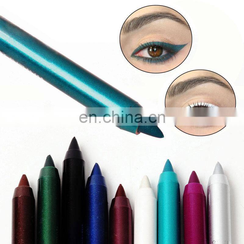 Color Pigment Multi-functional Waterproof Makeup Eyeliner Pencils Natural Long Lasting Gel Eye Liner Pen