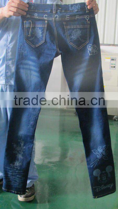 CO2 laser marking machine for jeans CMT-100 with CE&SGS