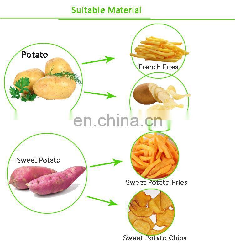 GRANDE Semi Automatic Commercial Hot Selling Frozen French Fries Machinery