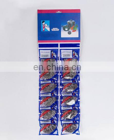 Cleaning tool stainless steel wool sponge soap pad scrubber for cleaning dishes