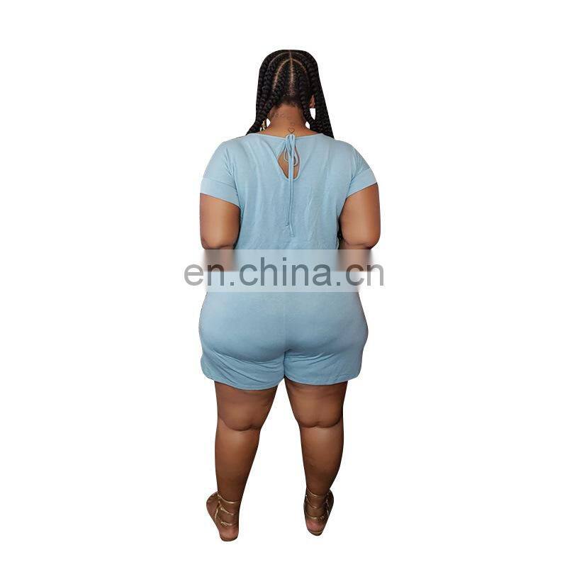 Spring and summer new fashion sports plus size women's casual suit wholesale custom LOGO one-piece casual wear