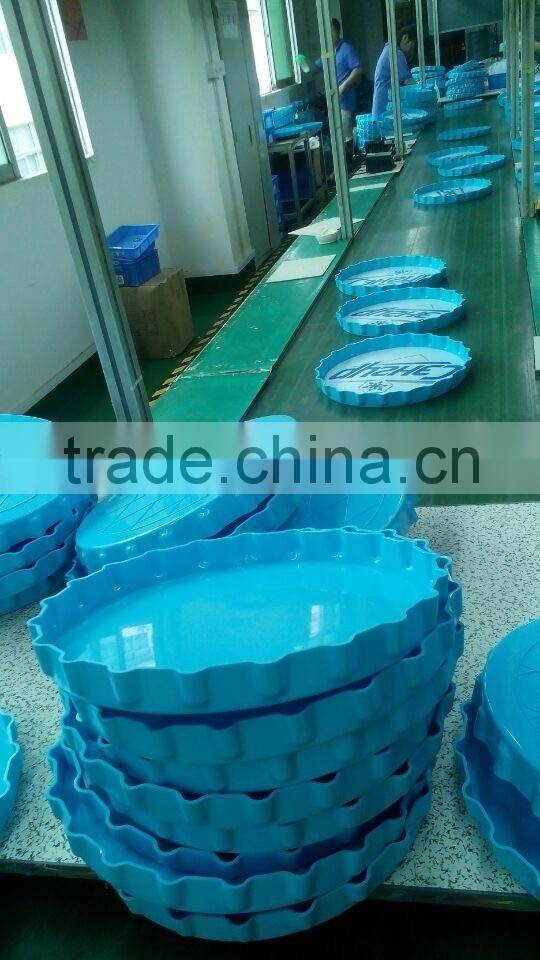 food grade large green plastic serving tray