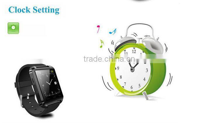 Waterproof watch U8 Smart Bluetooth Watch with 1.44''Touch Screen Mic for Android Devices