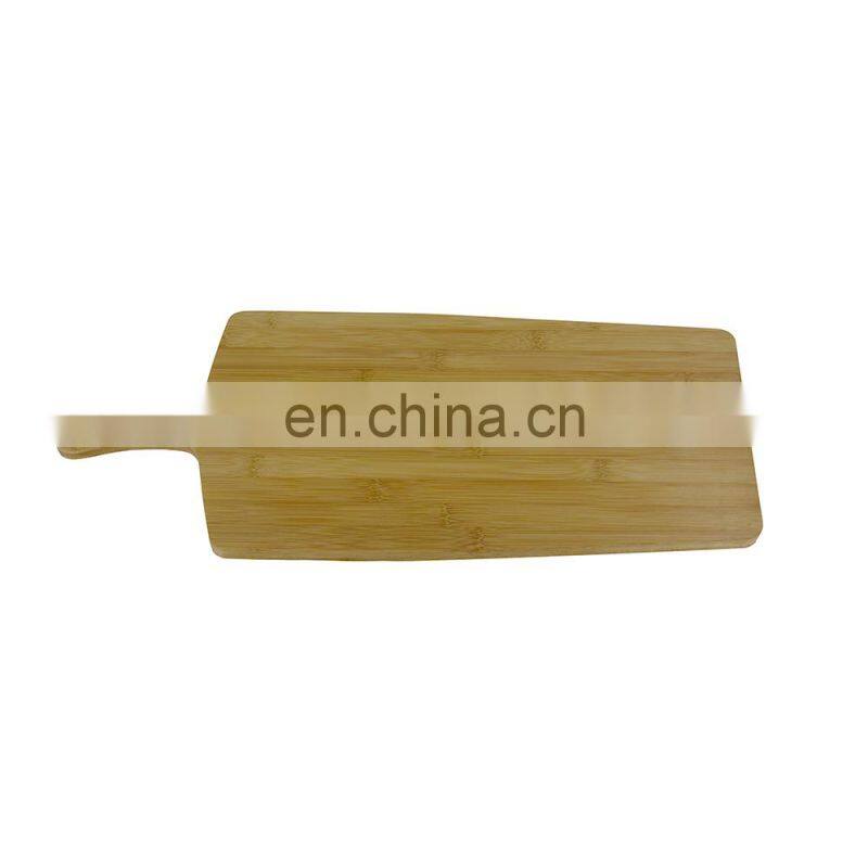 Natural Bamboo Rectangular Kitchen Cutting Board with Handle
