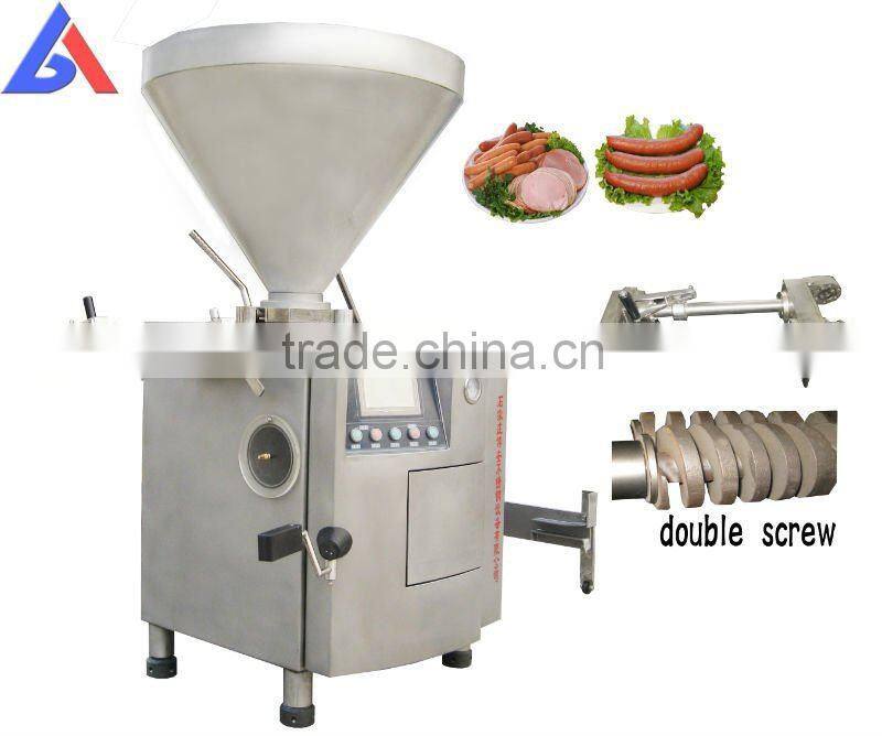 sausage filling machine with twin screw