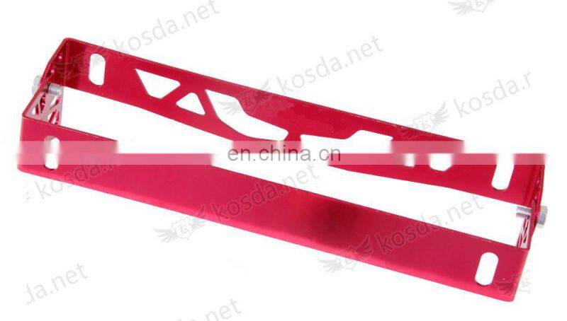 Car Accessories Blue/Red/Gold/Silver/Black/Purple Aluminum License Plate Frame