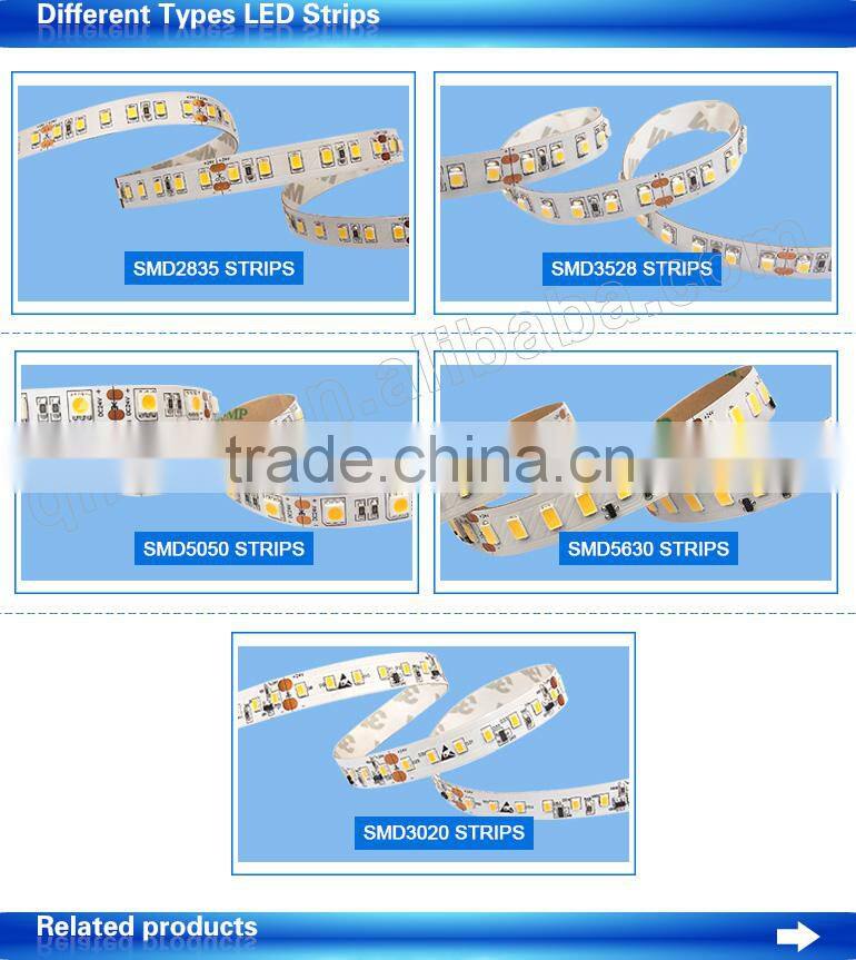top quality Inexpensive Products 140lm/W decrative samsung 5630 led strip light
