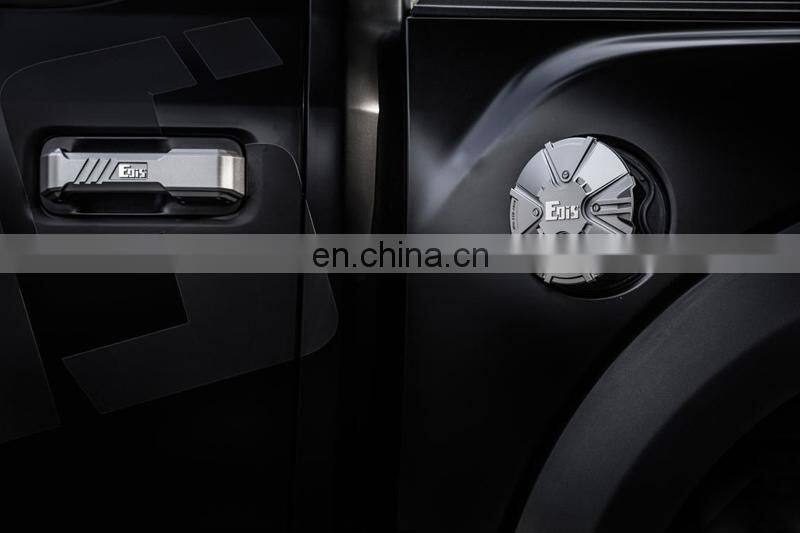 Offroad Fuel Tap Cover for F-150 17-20/Raptor 4x4 Accessories Gray Tank Cover for Truck Pickup