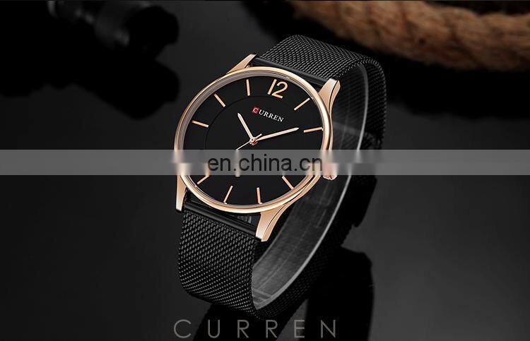 New Curren 8231 Men's Calendar Watches Ultra Thin Man Quartz Watch