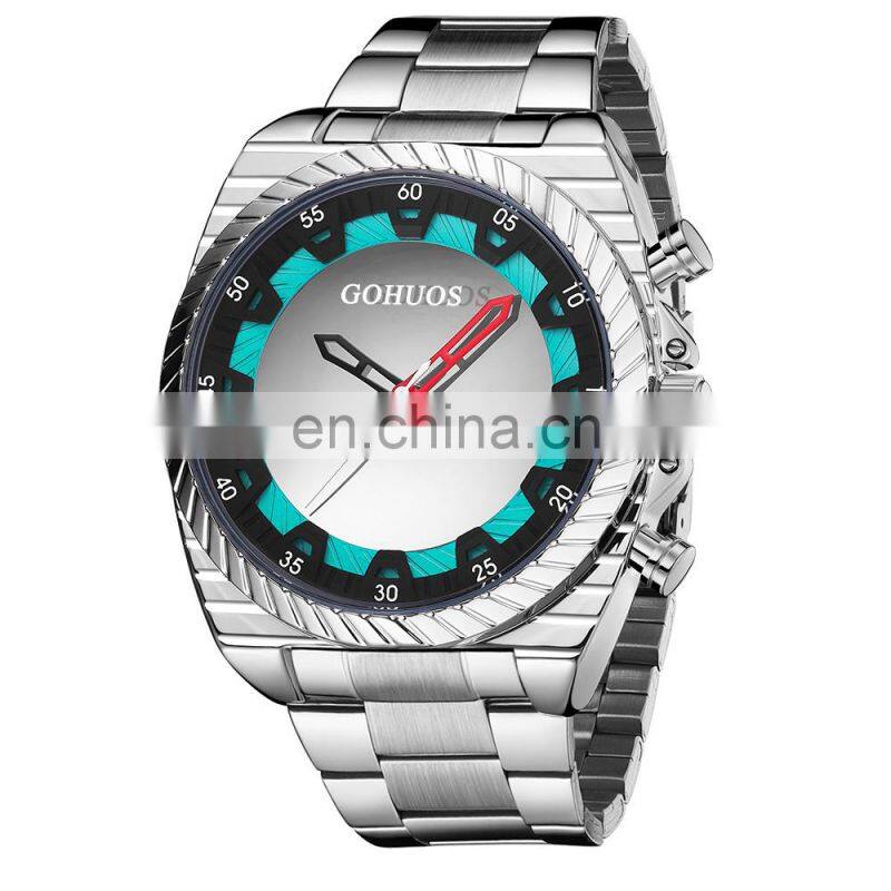 Gohuos UV2008 Reloj Hombr Mens Wrist Watches Analog Water Proof Luxury Watches for Men