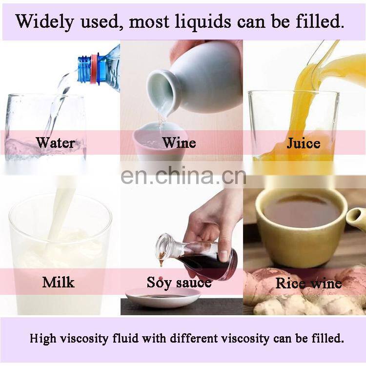 Shampoo Beverage Cosmetic Cream Plastic Small Bottle Honey Liquid Paste Pneumatic Filling Machine