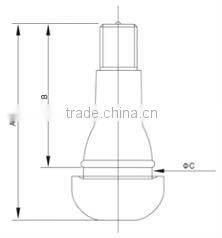 snap in tubeless tire valve TR413