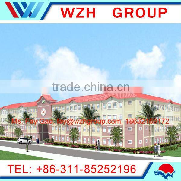 Structural steel prefabricated workshop / warehouse / gym/ school