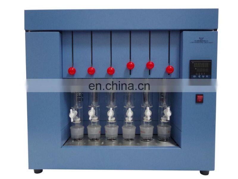 Animal feed Raw Fat Analyzer with Soxhlet theory