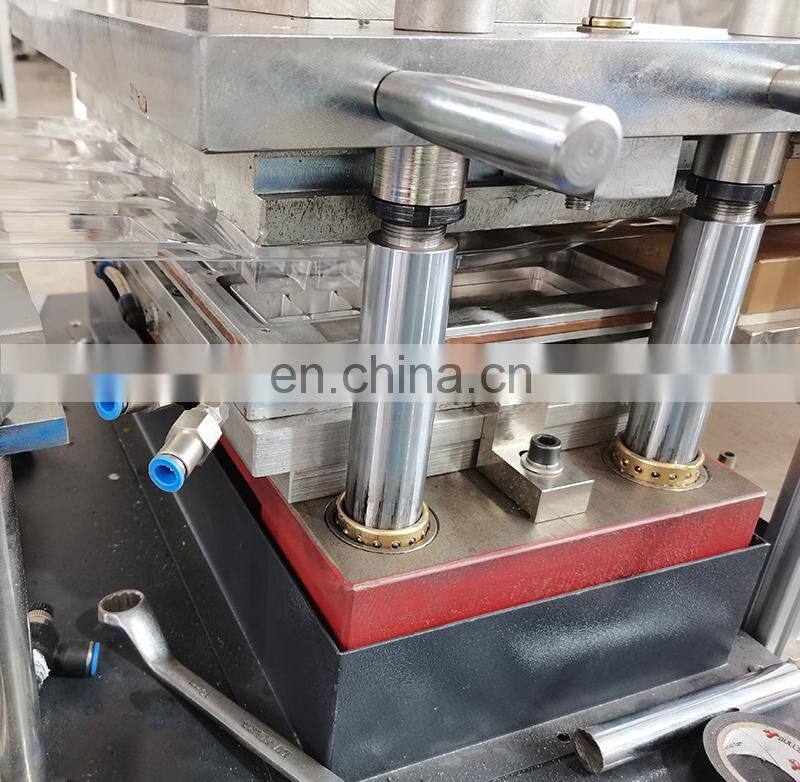 PCL450 Clear Plastic PET 6 Wax candle Melt Clamshell Candle Trays forming Machine