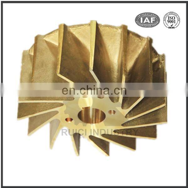 Stainless Steel Centrifugal Flat Hole Water Pump Brass Impeller