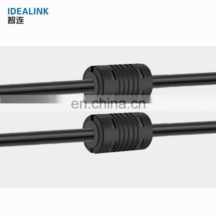 Low moq ethernet computer cable 10 meter 15pin 3 6 VGA to VGA 50 meters vga rca cable