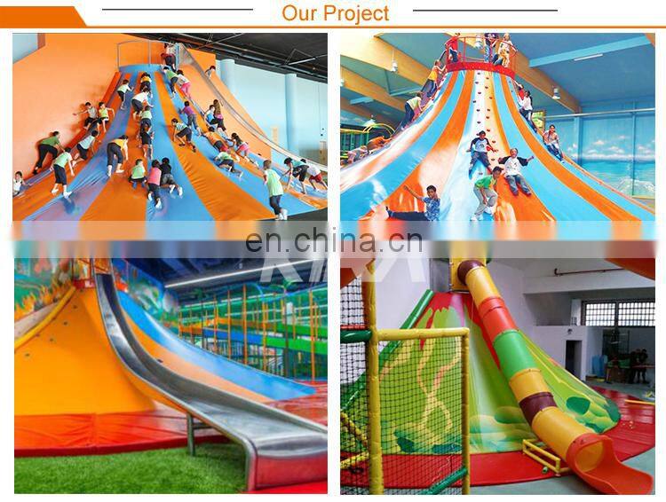 Thrilling devil slides-waves Kids Games Plastic Soft Play Area Children Indoor Playground Equipment Slides