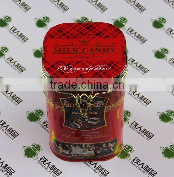 Tin container metal tin coffee tin