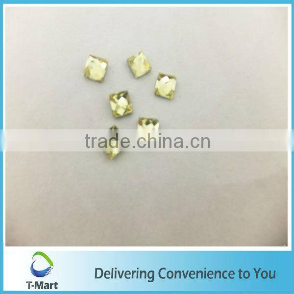 flower shape lead free dmc crystal rhinestone