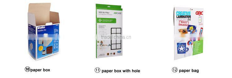 Full Color Printed Rectangle Folding Paper cosmetic box package