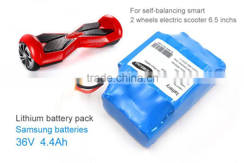 Smart balance wheel samsung battery li-ion rechargeable scooter battery pack