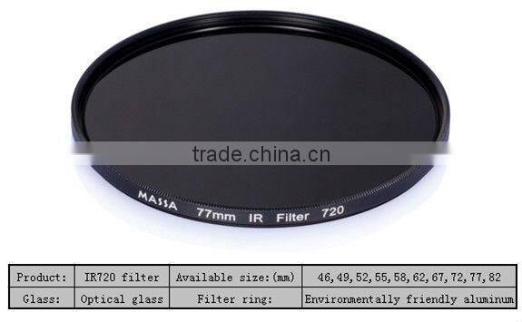 Massa 58mm 720nm super slim camera infrared filter