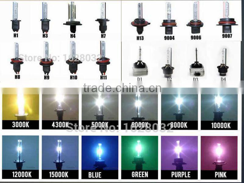 35W wholesale h11 xgy hid xenon lamp 4300k 6000k 8000k xenon headlight