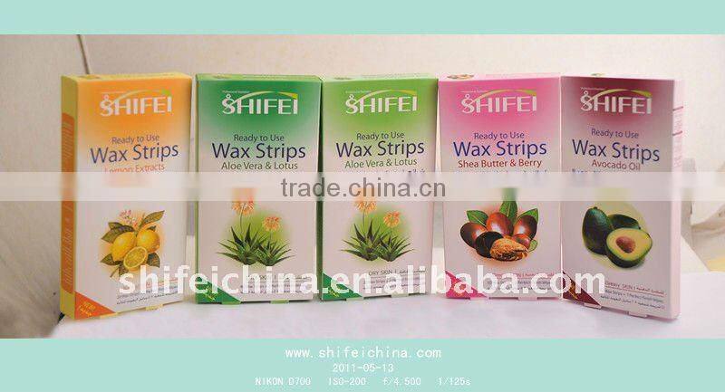 SHI FEI depilation natural cold wax strips