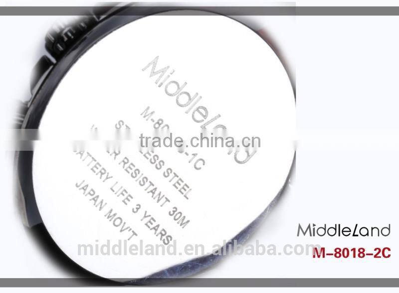 Middleland brand factory price LED best supplier for America market 8018 stainless steel watch
