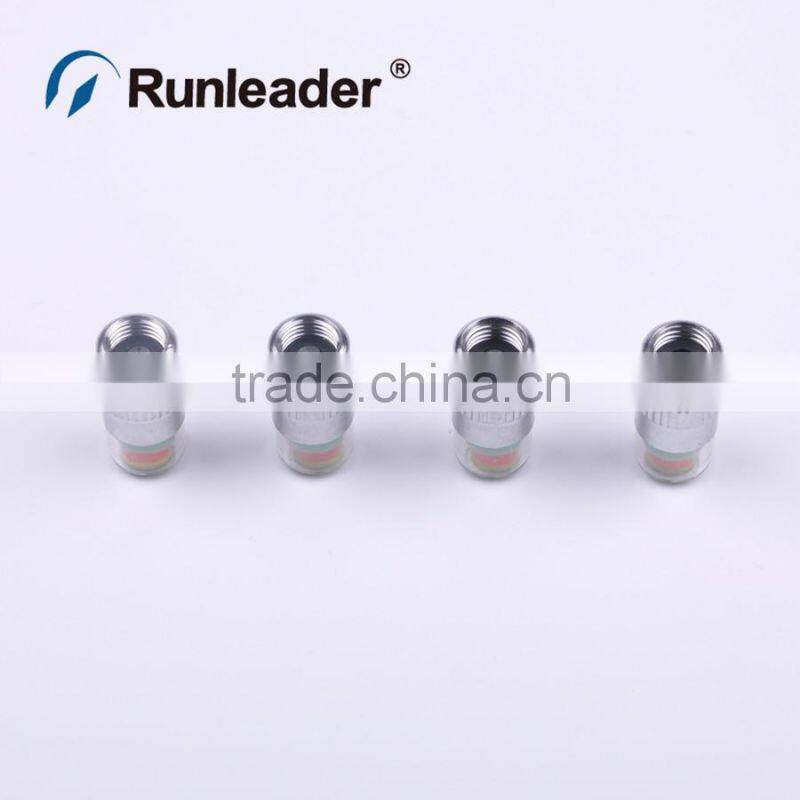 4x Car Safety Warning Air Pressure Tire Monitor Valve Stem Cap 2.4Bar New