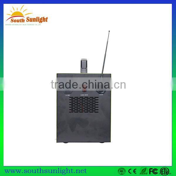 50 watt new type portable best dc solar power TV and radio box system