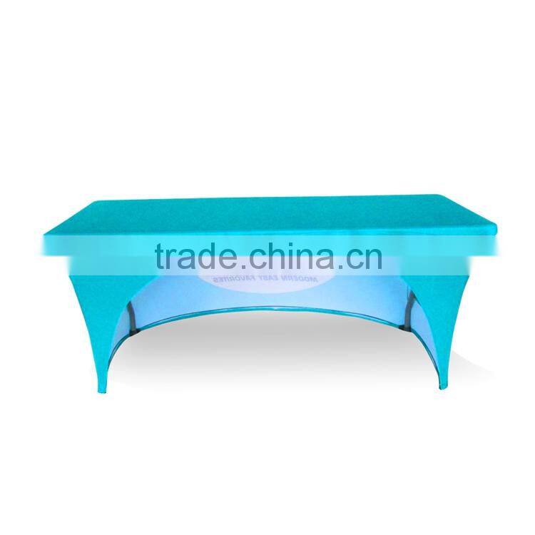 Customizable Fireproof 100% Polyester High Standard Table Cover Tablecloth