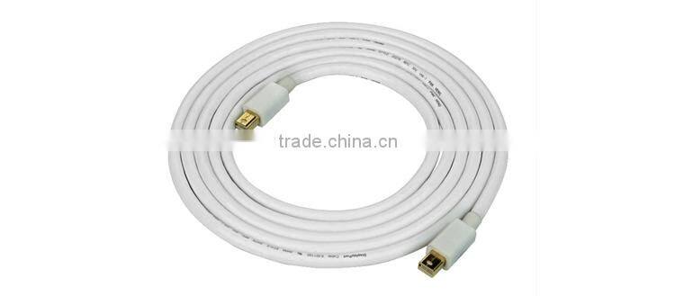 Mini DisplayPort DP to DisplayPort DP 1.2 Cable Male to Male 6ft