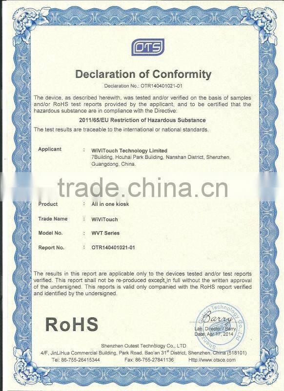 21.5" 700cd high brightness VGA open farme lcd monitor