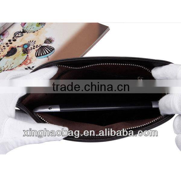 Men's high quality men leather small sling bags hand bag