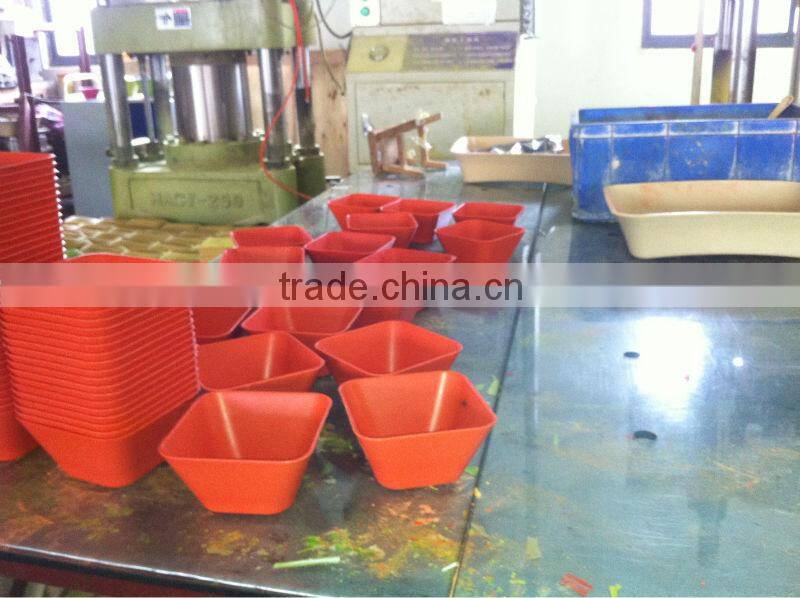 2015 hot selling natural melamine dinner set bamboo fibre kids dinner set