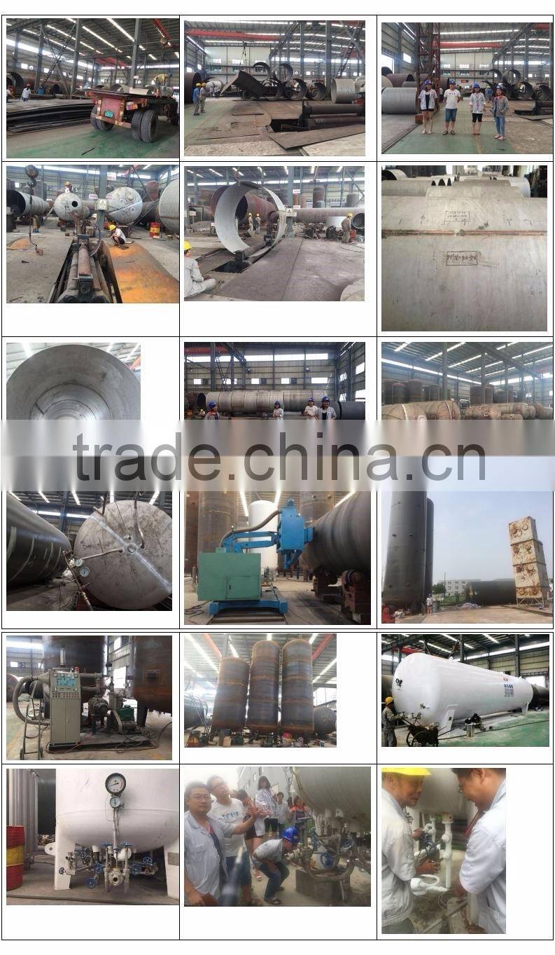 cylindrical Perlite insulation used for storage cryo tank