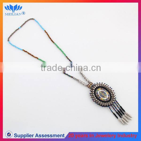 Tassel necklace pendant bead beaded fringe turkish