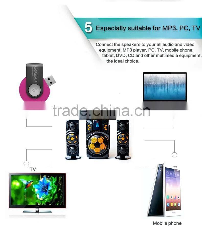 Jerrypower factory supply Professional 2.1/3.1bluetooth speaker in 2016